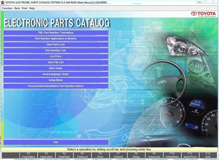 Toyota EPC 09.2014 V1.0 L60 R020 Multilingual