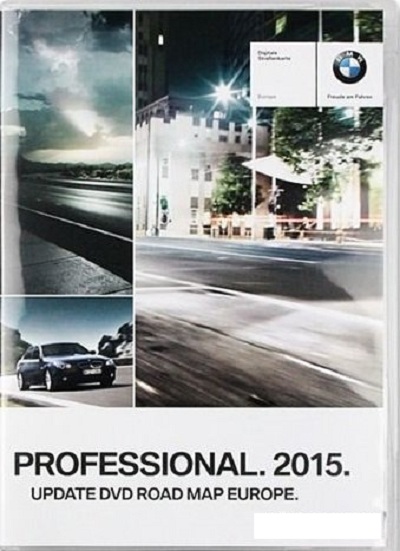BMW Navigation Road Map Europe PROFESSIONAL 2015 DVD 