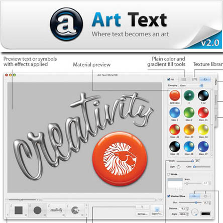 BeLight Art Text 2.4.8 Multilingual Mac OS X BeLight Art Text 2.4.8 Multilingual Mac OS X