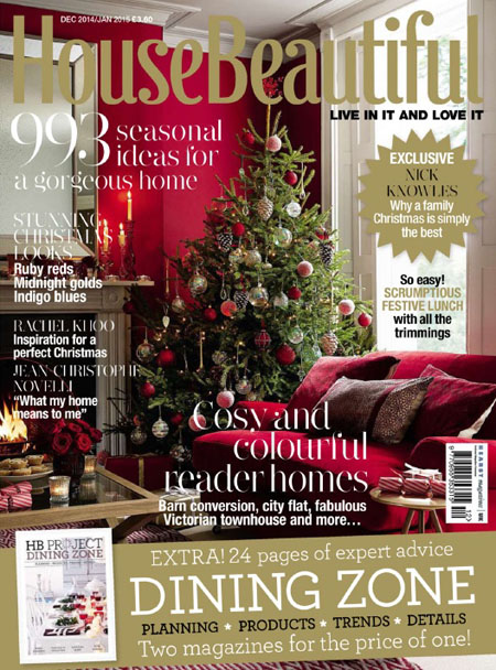 House Beautiful UK - December 2014-January 2015