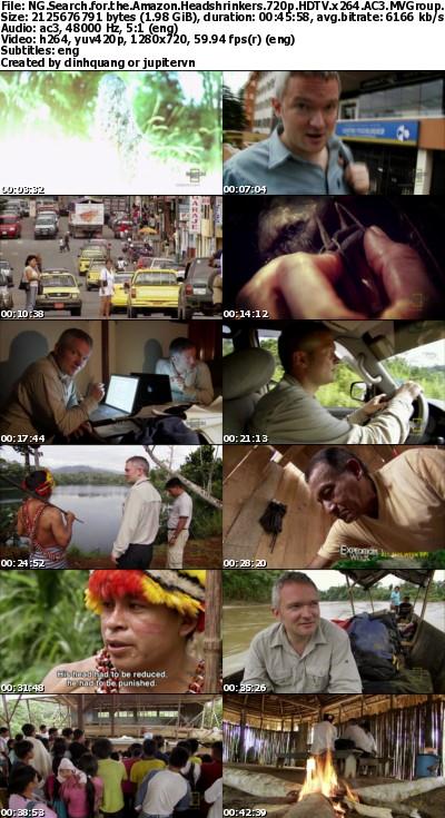 National Geographic - Search for the Amazon Headshrinkers (2009) HDTV 720p AC3 x264 - MVGroup National Geographic - Search for the Amazon Headshrinkers (2009) HDTV 720p AC3 x264 - MVGroup