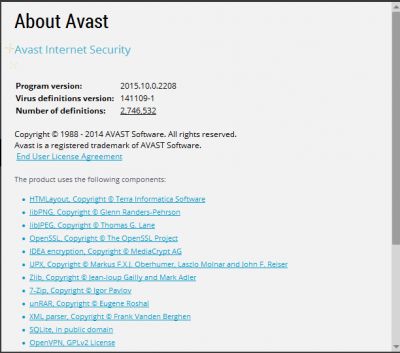 Avast Internet Security 2015 v10.0.2208 Incl License .