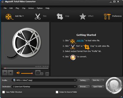 Bigasoft Total Video Converter 4.5.0.5438