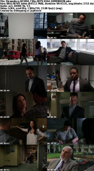 Elementary S03E04 HDTV 720p X264 - DIMENSION Elementary S03E04 HDTV 720p X264 - DIMENSION