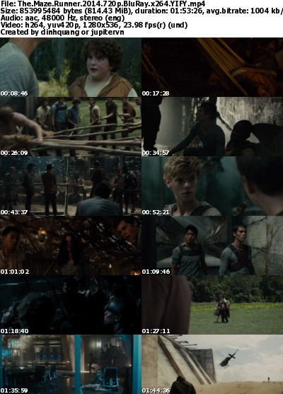 The Maze Runner (2014) 720p BluRay x264-YIFY The Maze Runner (2014) 720p BluRay x264-YIFY