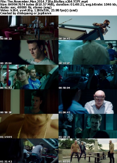 The November Man (2014) 720p BluRay x264-YIFY The November Man (2014) 720p BluRay x264-YIFY