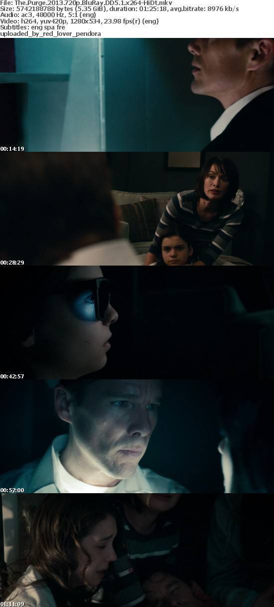 The Purge 2013 720p BluRay DD5.1 x264-HiDt