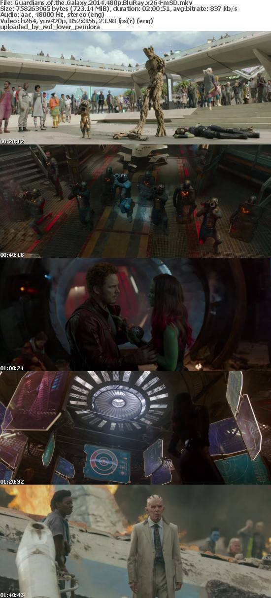 Guardians of the Galaxy 2014 480p BluRay x264-mSD Guardians of the Galaxy 2014 480p BluRay x264-mSD