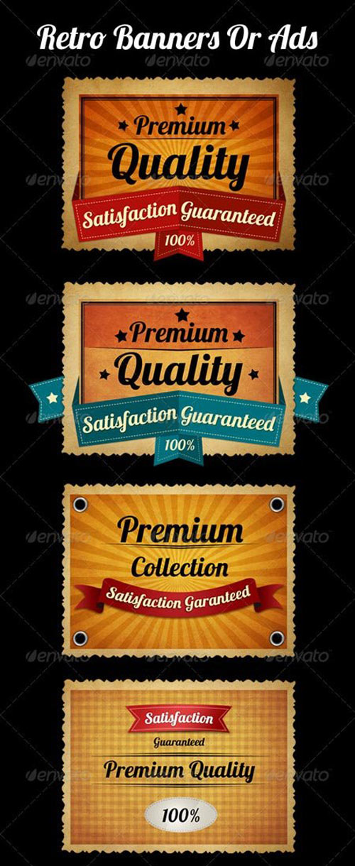 Retro Banners or Ads 118630
