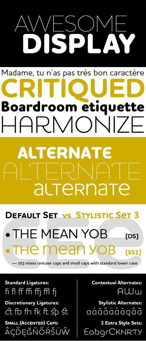 Houschka Rounded Alt Font Family - 12 Fonts