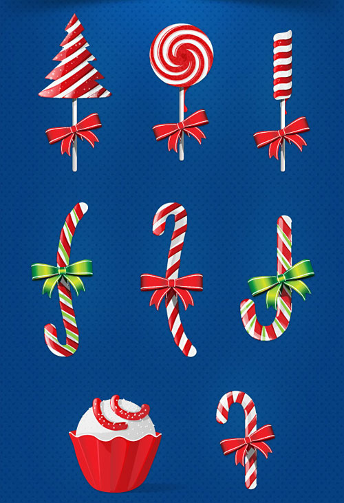 Christmas Candy PSD