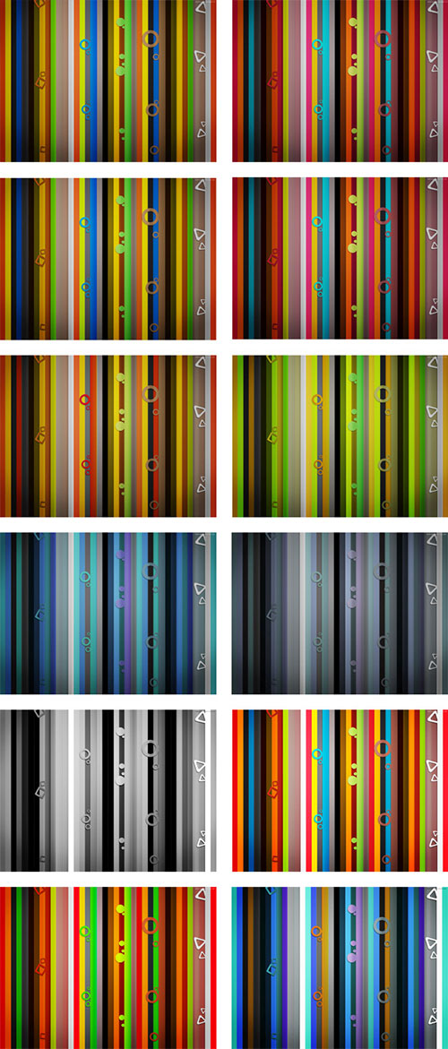 Background with Geometric Figures