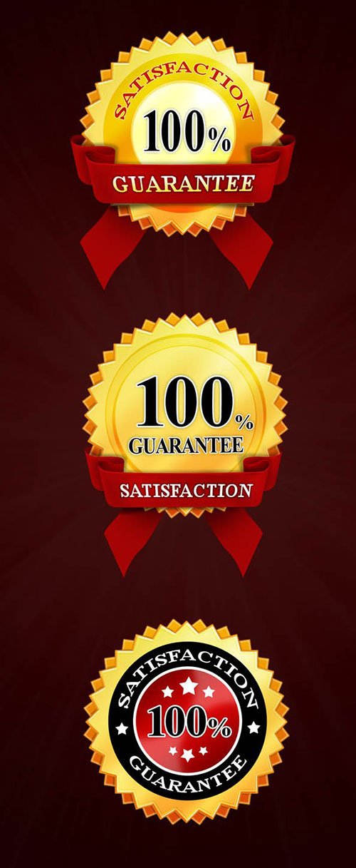 Satisfaction Guaranteed Badges