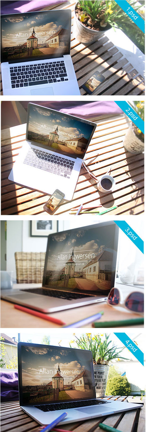 PSD Mockups by Allan Ingwersen