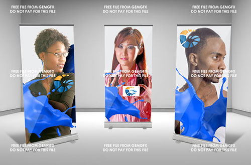 Customizable Roll Up Banners