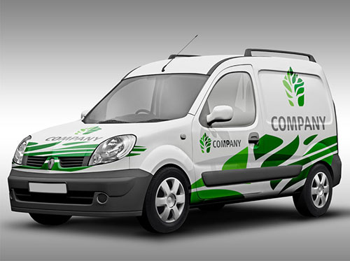 Vehicle Branding Mockup