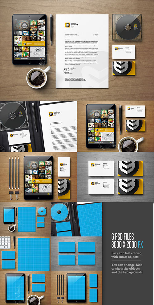 Stationery Mockups Vol.01 Stationery Mockups Vol.01