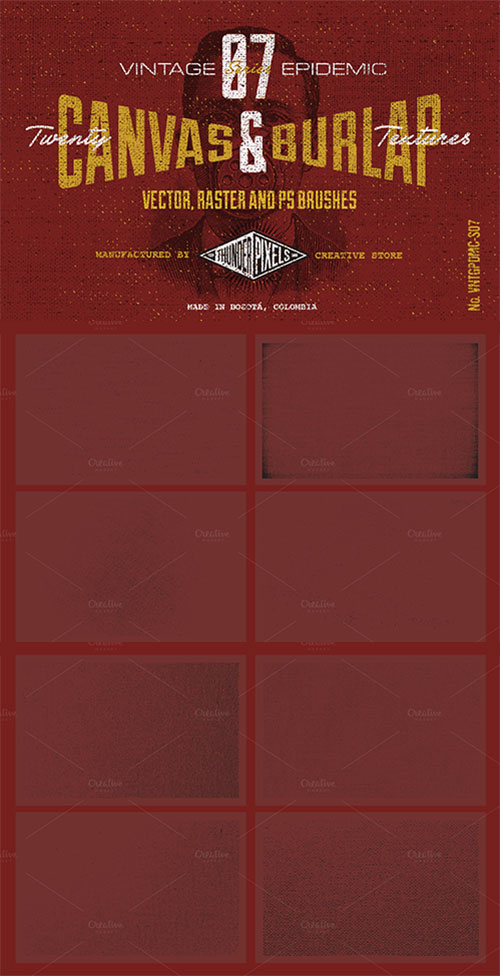 20 Canvas and Burlap Textures