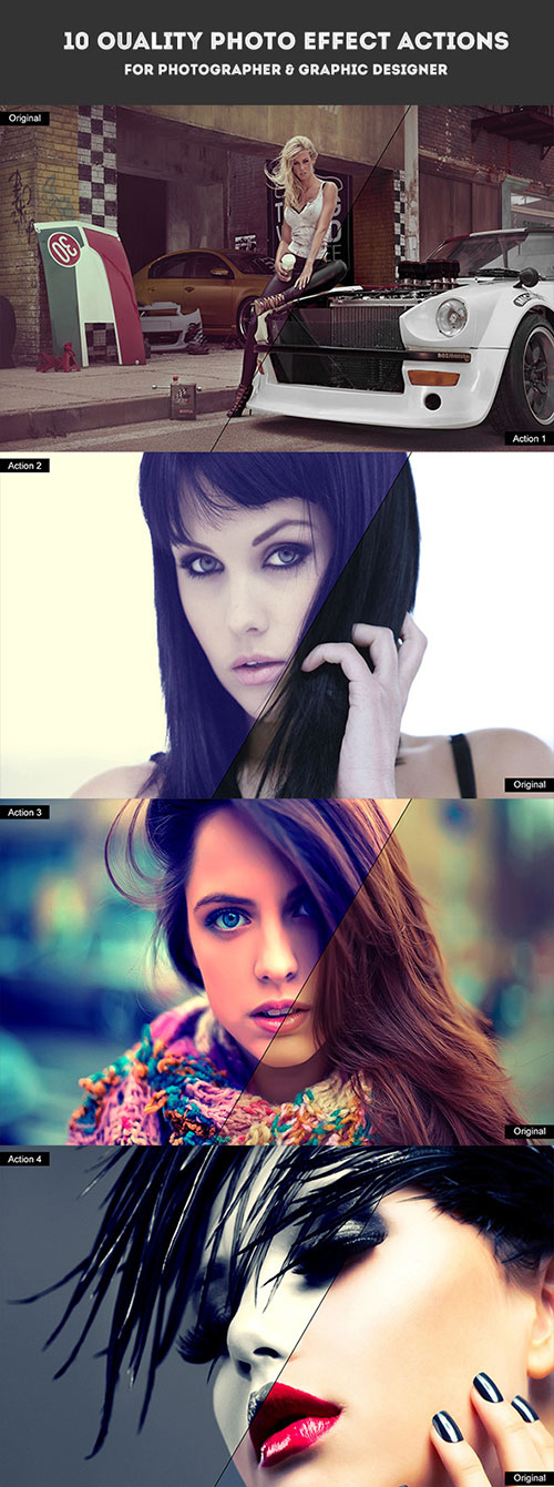 10 Quality Photo Effect Actions