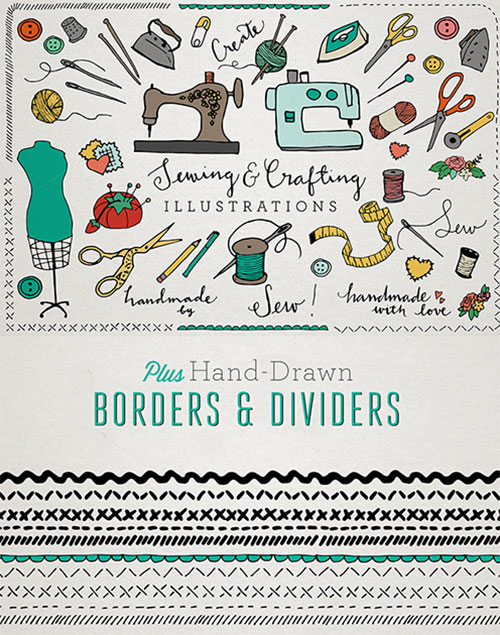 Sewing & Crafting Ilustrations Pack