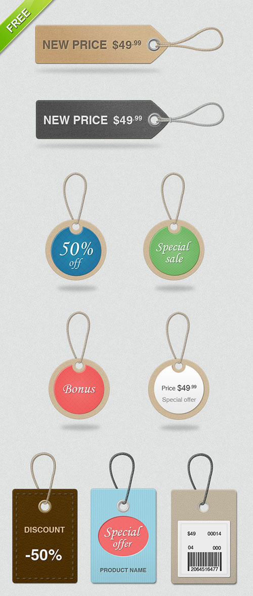 PSD Price Tags from Design TNT PSD Price Tags from Design TNT