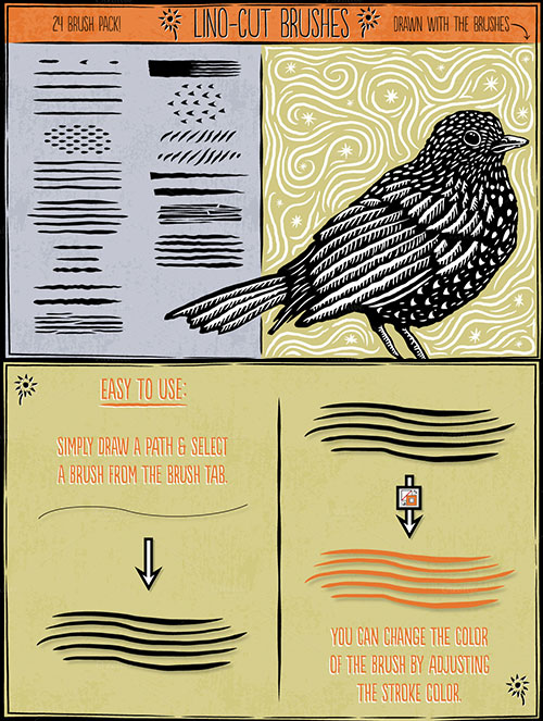 Linocut Brushes