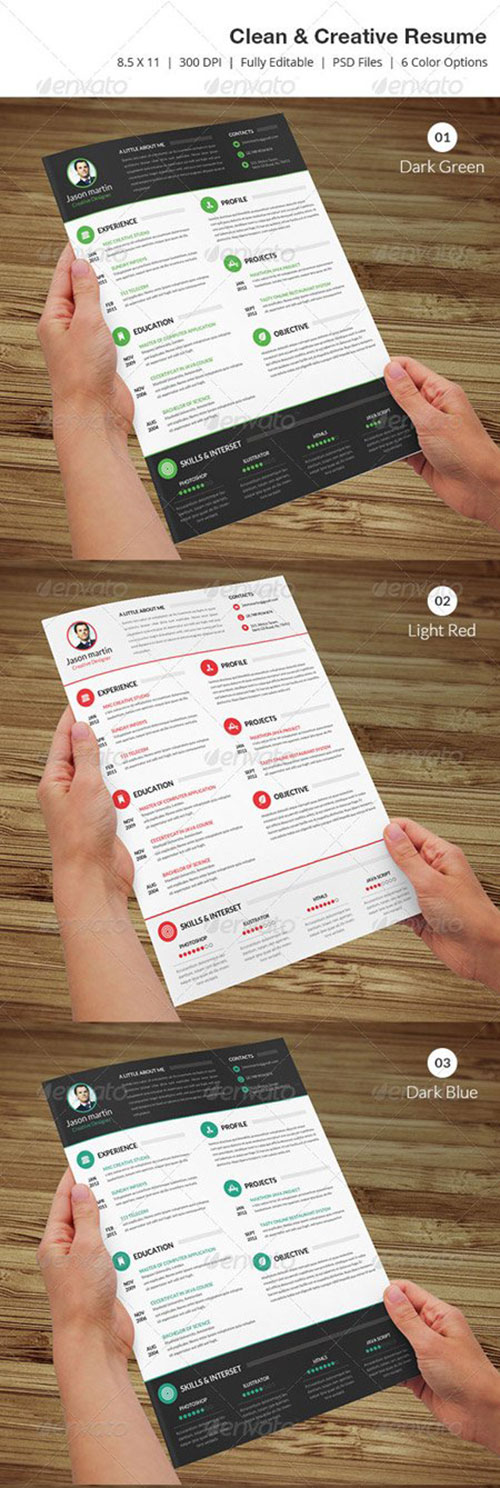 Flat & Minimal Resume - 05 Flat & Minimal Resume - 05
