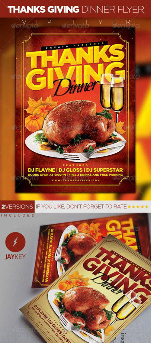 Thanksgiving Dinner Flyer Thanksgiving Dinner Flyer