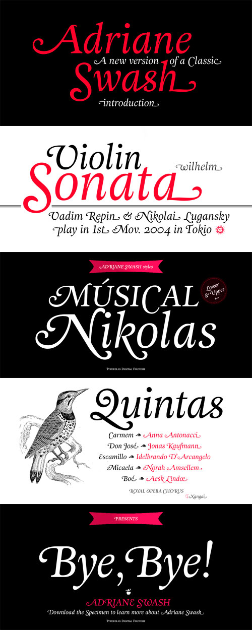 Adriane Swash Font Adriane Swash Font