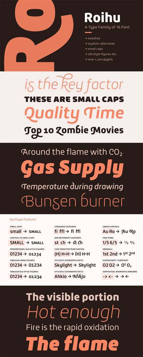 Roihu Font Family Roihu Font Family