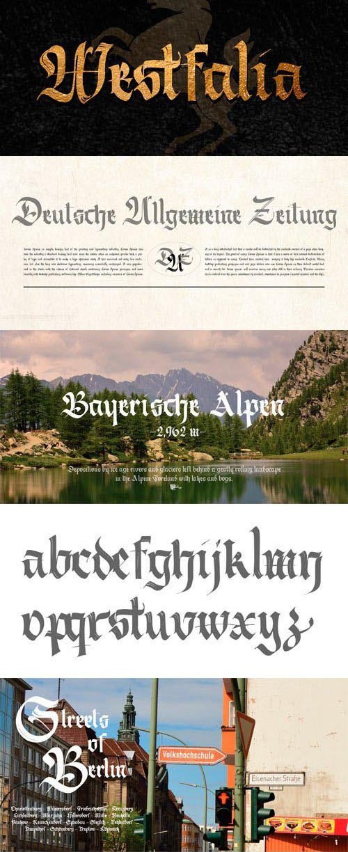 Berliner Fraktur Font