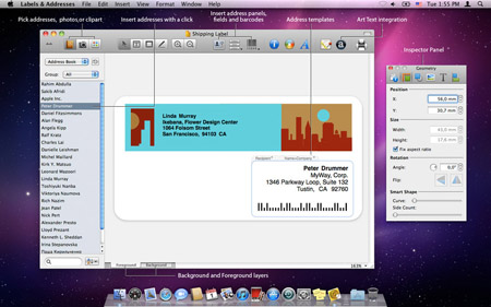 BeLight Labels and Addresses 1.6.9 Multilingual Mac OS X