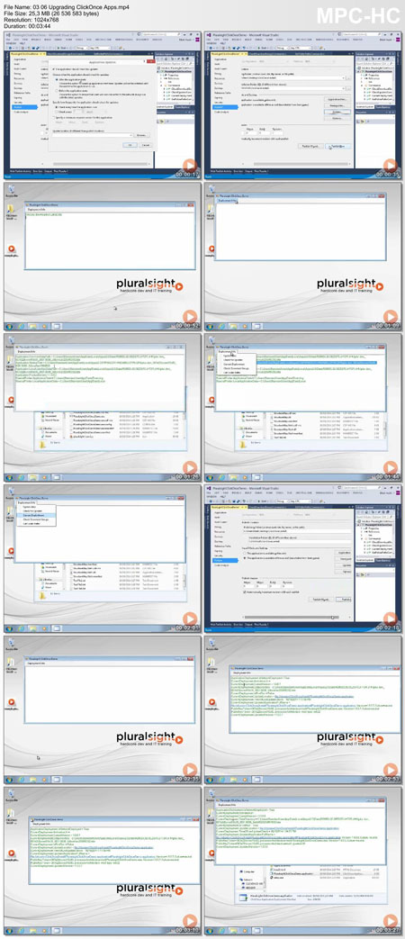 Pluralsight - ClickOnce Deployment Fundamentals With Mark Heath Pluralsight - ClickOnce Deployment Fundamentals With Mark Heath