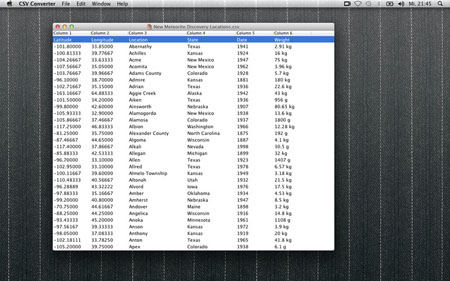 CSV Converter 1.7.7 Retail Mac OS X