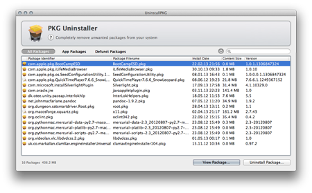 UninstallPKG 1.0.7 Mac OS X