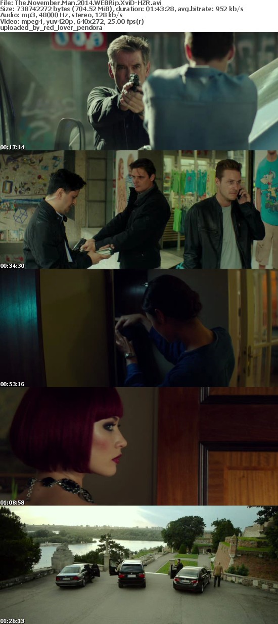 The November Man 2014 WEBRip XviD RoSub-HZR The November Man 2014 WEBRip XviD RoSub-HZR