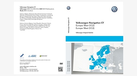 Volkswagen Navigation CY RNS510 RNS810 (V12) Western Europe (DVD9) ML-NAViGON