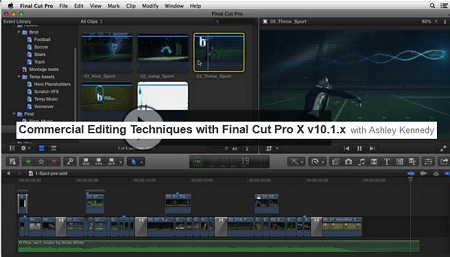 Commercial Editing Techniques with Final Cut Pro X v10.1.x with Ashley Kennedy