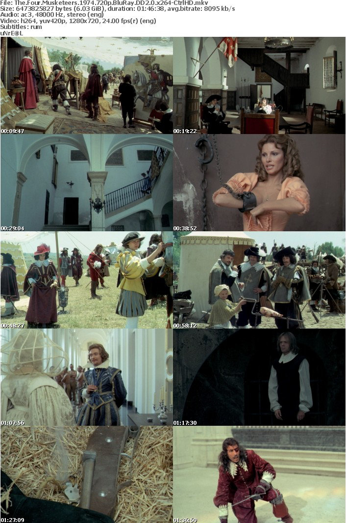 The Four Musketeers 1974 720p BluRay DD2 0 x264-CtrlHD The Four Musketeers 1974 720p BluRay DD2 0 x264-CtrlHD