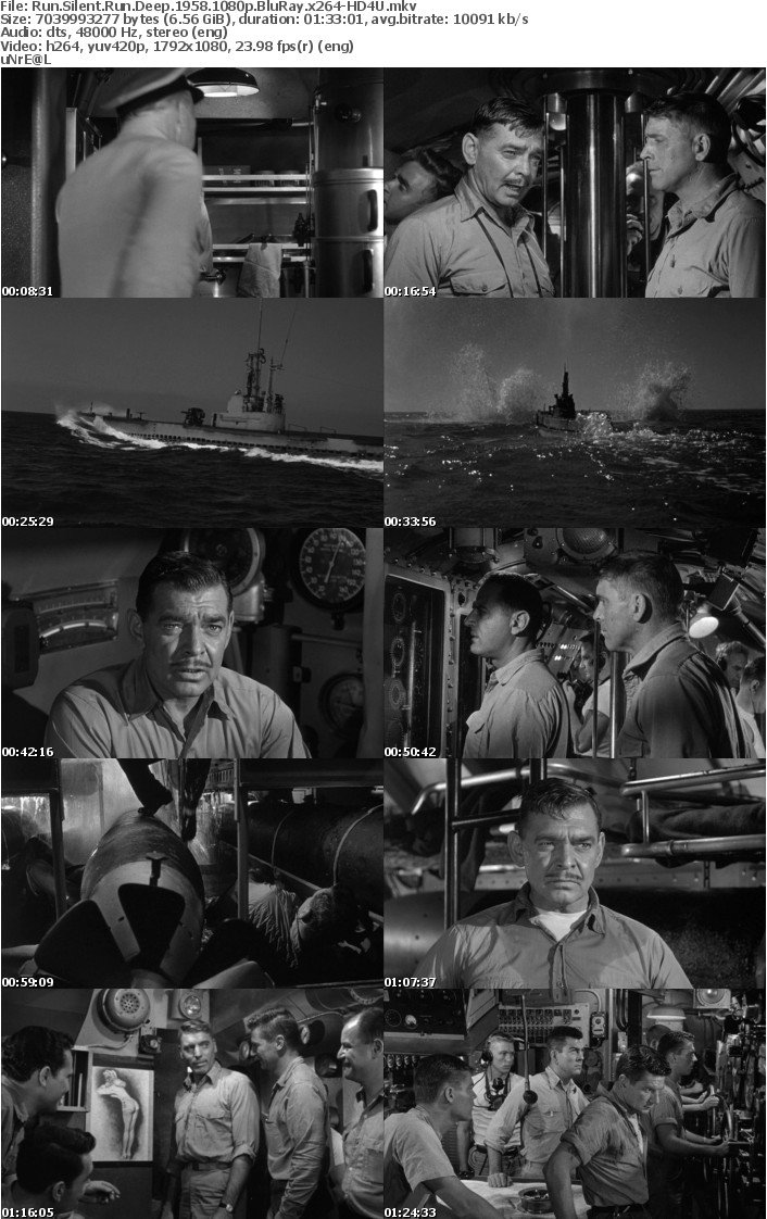 Run Silent Run Deep 1958 1080p BluRay x264-HD4U Run Silent Run Deep 1958 1080p BluRay x264-HD4U