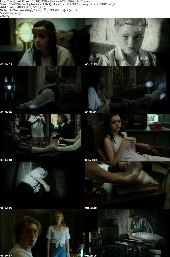 The Quiet Ones (2014) 720p Bluray AC3 x264 - AdiT The Quiet Ones (2014) 720p Bluray AC3 x264 - AdiT