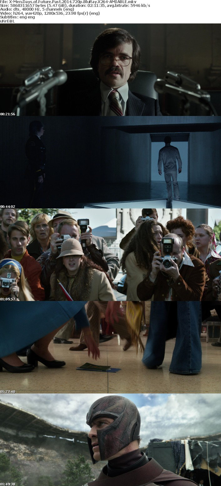 X-Men Days of Future Past 2014 720p BluRay X264-AMIABLE X-Men Days of Future Past 2014 720p BluRay X264-AMIABLE