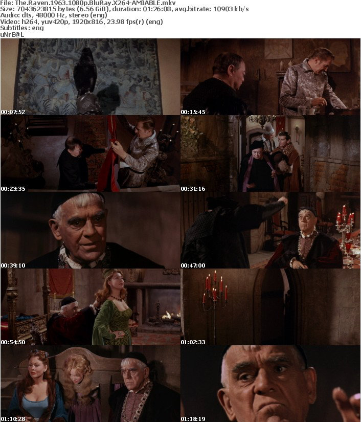 The Raven 1963 1080p BluRay X264-AMIABLE The Raven 1963 1080p BluRay X264-AMIABLE
