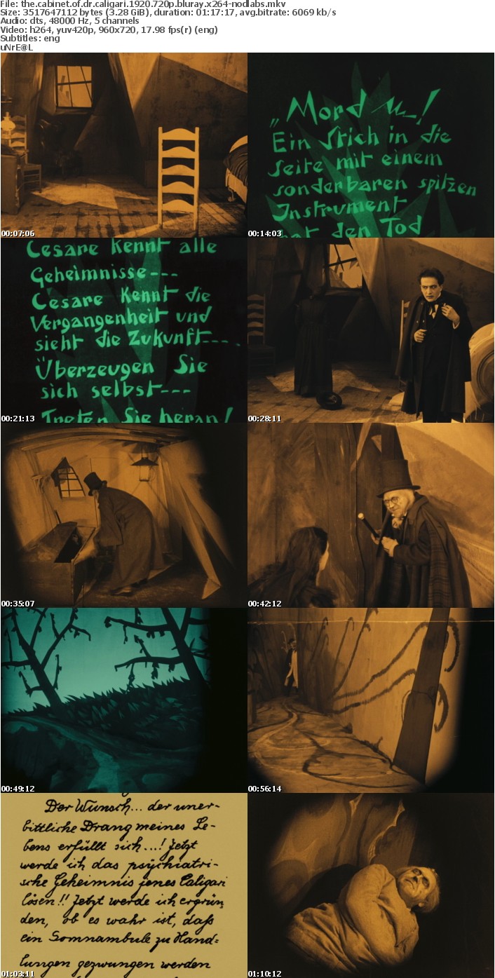 The Cabinet of Dr Caligari 1920 720p BluRay x264-NODLABS The Cabinet of Dr Caligari 1920 720p BluRay x264-NODLABS
