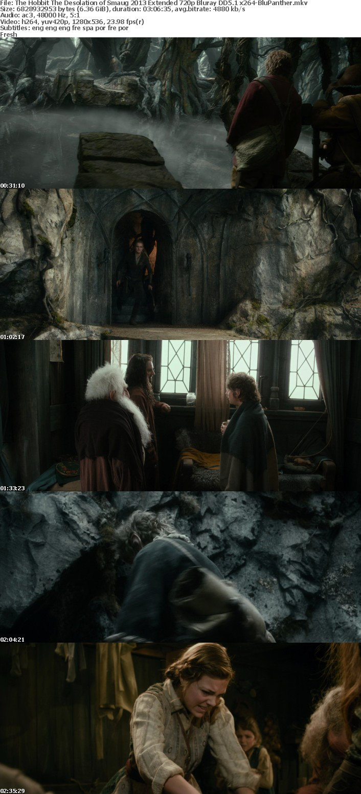 The Hobbit The Desolation of Smaug 2013 Extended 720p Bluray DD5 1 x264-BluPanther The Hobbit The Desolation of Smaug 2013 Extended 720p Bluray DD5 1 x264-BluPanther