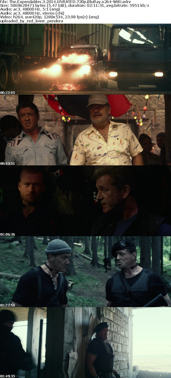 The Expendables 3 2014 UNRATED 720p BluRay x264-WiKi The Expendables 3 2014 UNRATED 720p BluRay x264-WiKi